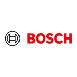 Logotipo da marca Bosch com símbolo circular e nome em letras maiúsculas vermelhas, parceira da Líder Security em sistemas de alarme de incêndio.
