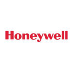 Logotipo da Honeywell escrito em vermelho, fabricante parceira da Líder Security para automação e sistemas de detecção de incêndio.